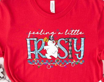 Christmas Disney Snowman Shirt, Christmas Lights Tee, Christmas Movie Tshirt, Christmas Vibes Gift, Snowman Kids Shirt, Happy New Year Gifts