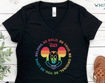 Disney Mickey T-shirt, Proud Shirt, Love Is Love Shirts, Mickey Mouse T-shirt, Be Original Shirt, LGBTQ+ T-shirt, Gift For Pride, Disney Tee