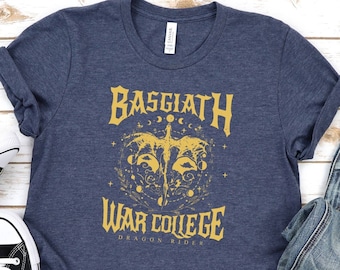Basgiath War College Sweatshirt, Dragon Rider Shirt, Fourth Wing Tee, Riders Quadrant Tee, Fantasy Book Lover Tee, Dragon Tee, Trending Tee