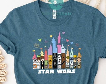 Disney Star Wars Shirt, Disney Family Trip Tee, Disney World Shirt, Disney Vacation Tee, Star Wars Tee, Chewbacca Tee, R2D2 Tee, Leia Shirt