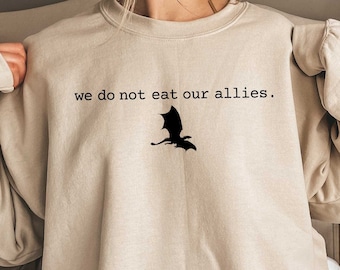 We Do Not Eat Our Allies Shirt, Fourth Wing Tee, Dragon Rider Tee, Dragon T-Shirt, Die Or Fly Tee, Basgiath War College Tee, Book Lover Tee