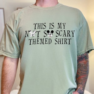 Comfort Colors Shirt, This is My Not So Scary Themed Tee, Disney Halloween Tee, Halloween Party Tee, Mummy Mickey Shirt, Disney Horror Shirt