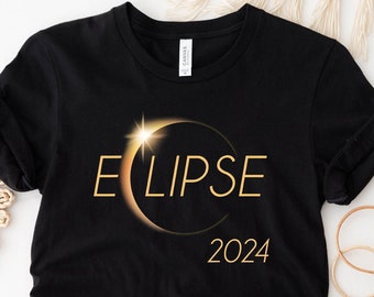 Eclipse 2024 T-Shirt, Total Solar Eclipse Tee, 8 April Shirt, American Eclipse Tee, Eclipse Observer Tee, Eclipse Family Tee, US Eclipse Tee