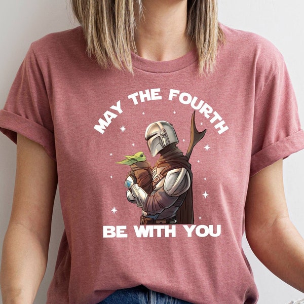 Mandalorian Shirt, May Fourth Be With You Tee, Yoda Shirt, Disney Star Wars Tee, Jedi Order Shirt, Star Wars Day Tee, Galaxys Edge Shirt