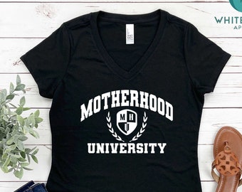 Motherhood University Shirt, Mother's Day Sweatshirt, Gift for Mom, Motherhood Shirt, Mom Life Shirt, Mom University Shirt, University Shirt