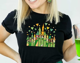 St Patricks Day Princess T-shirt, Princess T-Shirt, Cartoon Shirt, Disney Trip Shirt, Happy St Patrick&#39;s Day Shirt, Irish Princess T-Shirt