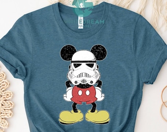 Camisa Storm Trooper, camiseta de Disney Star Wars, camiseta de Mickey Trooper, camisa de Mickey Mouse, camisa de Disney para niños, camisa del 4 de mayo, camiseta del Día de Star Wars