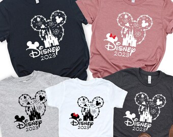 Disney 2023 Shirt, Mickey Mouse Sweatshirt, Disneyland Shirt, Family Disney Trip Shirt, Minnie Mouse Shirt, 2023 Vacation Shirt, Disney Tee