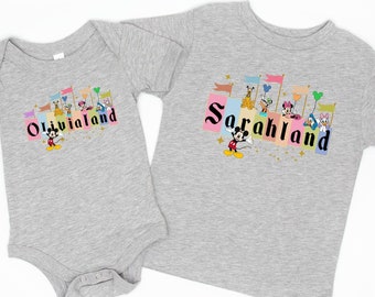 Custom Disneyland Shirt, Disney Name Shirt, Disney Vacation Tee, Disney Family Tee, Family Trip Shirt, Disney World Shirt, Mickey Mouse Tee