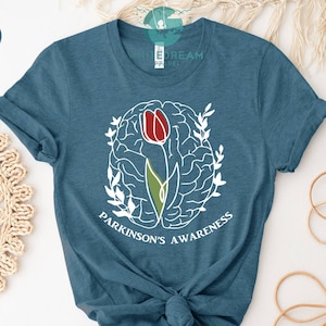 Parkinson&#39;s Awareness Shirt, Parkinson&#39;s Fighter T-shirt, Parkinson&#39;s Advocacy Apparel, Health Shirt, Gift For Him, Best Awareness T-shirts
