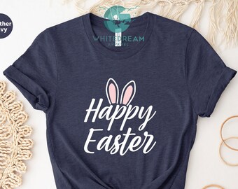 Happy Easter T-shirt, Easter Bunny T-shirt, Animal Shirt, Bunny Easter Shirt, Bunny Shirt, Happy Bunny Shirt, Cute Bunny Shirt, Easter Gift