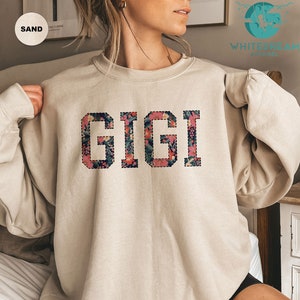 Mother&#39;s Day Personalized Sweatshirt, Gigi Shirt, Mama Shirt, Mimi Shirt, Nana Shirt, Best Mother&#39;s Day Gift, Gift For Grandma, Personalized
