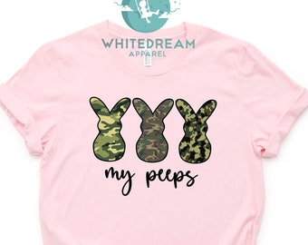 My Peeps T-Shirt, Easter Peeps T-shirt, Cute Bunny T-shirt, Easter Bunny Shirt,  Funny Easter Bunny Shirt, Gift For Easter Day, Bunny Shirt