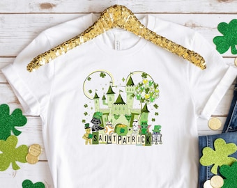 Star Wars Mickey Head T-Shirt, Star Wars St Patrick's Day, Disney Irish Trip Shirt, Star Wars Irish Shirt,  Patricks Day Disney Magical Trip