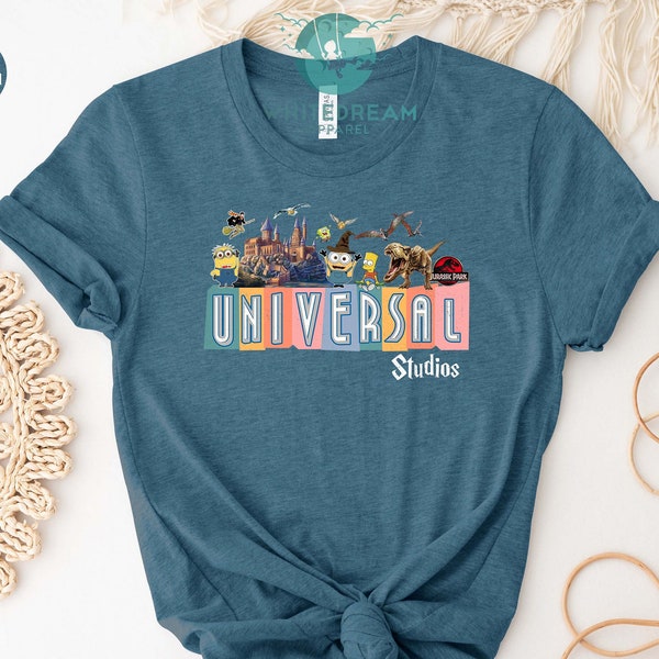 Universal Studios T-shirt, Disney Family Trip Shirt, Disney Characters Shirt, Family Vacation Shirt, Disneyland Shirt, WDW Shirt