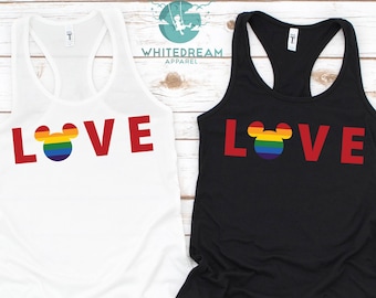 Mickey Love Shirt, Mickey Mouse T-shirt, Pride Sweatshirt, Human Rights Shirt, Disney Shirts, Love Is Love Tee, Proud Shirt, Gift For Pride