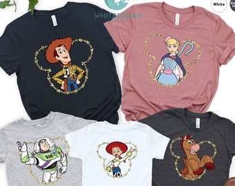 Toy Story Shirt, Disney Family Shirt, Buzz Lightyear Shirt, Sheriff Woody Shirt, Bo Peep Shirt, Jessie Tee, Bullseye Tee, Toy Party Shirt