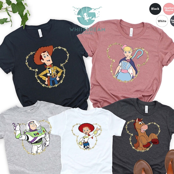 Toy Story Shirt, Disney Family Shirt, Buzz Lightyear Shirt, Sheriff Woody Shirt, Bo Peep Shirt, Jessie Tee, Bullseye Tee, Toy Party Shirt