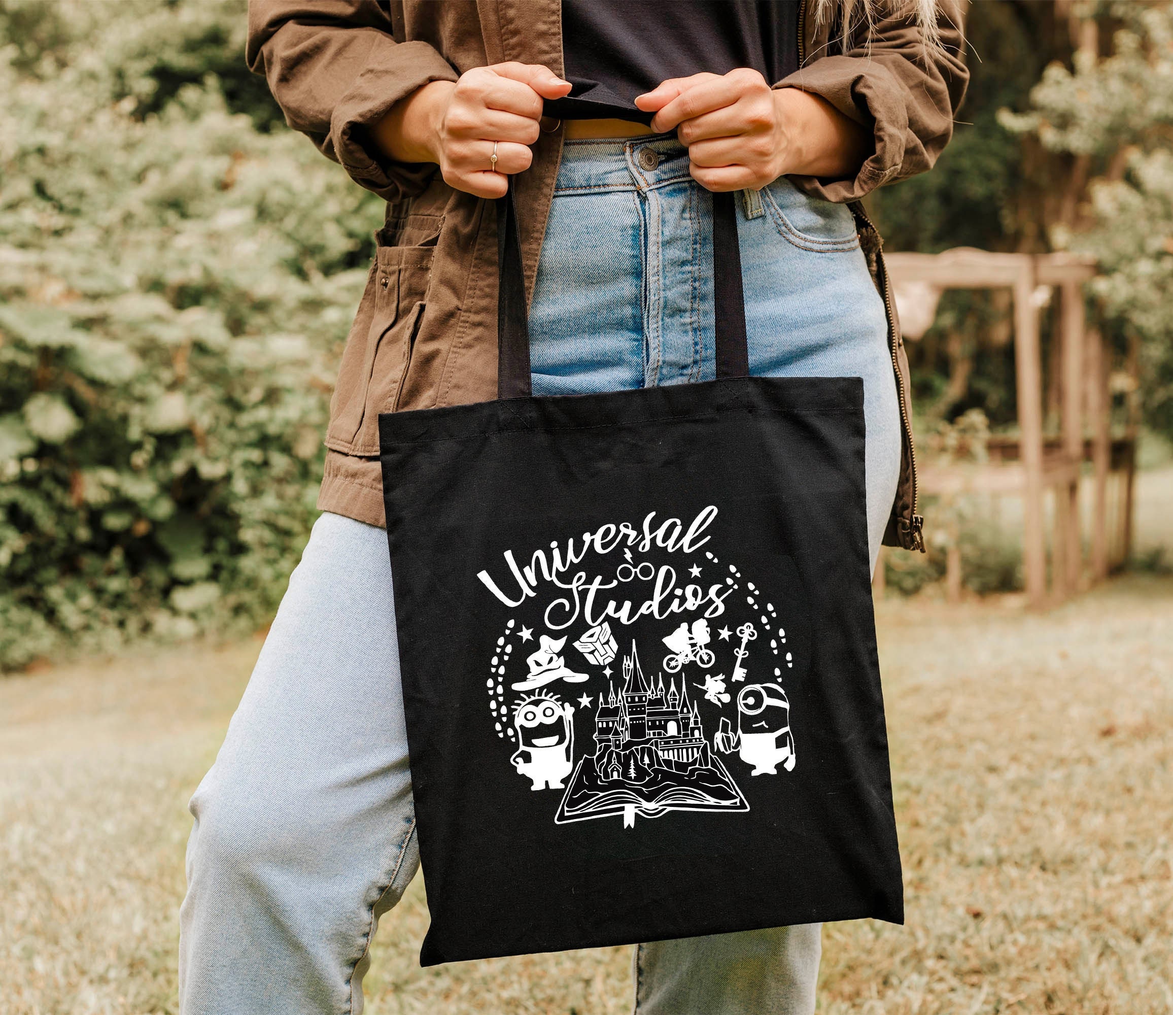 Universal Studios Singapore Black Tote Bag Do good during this season of love and joy with our  main image 3
