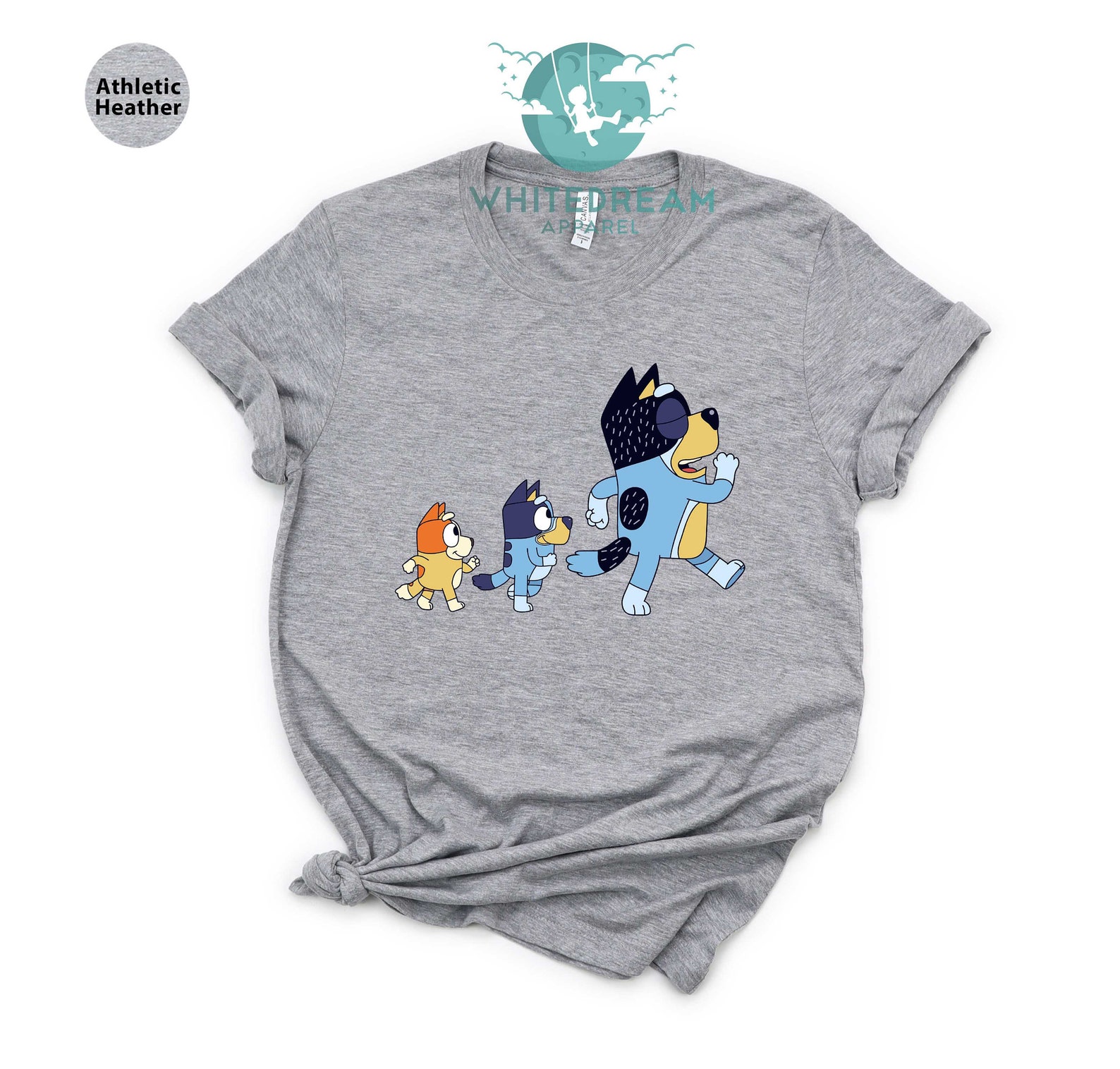 Bluey Bandit T Shirt
 Bluey Family Shirt Bandit and Girls Shirt Girl Dad Tee Etsy