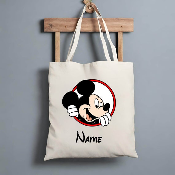 Custom Mickey Tote, Personalized Bag, Disney Tote Bag, Mickey Tote Bag, Disney Travel Tote, Custom Name Bag, Mickey Mouse Bag, Disney Gift