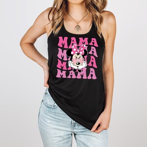 Mama Mouse Shirt, Mini Mouse Tee, Mothers Day Tee, Minnie Mouse Shirt, Disney Mommy Shirt, Mommy Daughter Tee, Mom Birthday Tee, Grandma Tee image 2