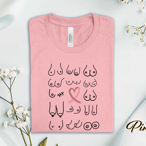 Breast Cancer Shirt, Cancer Survivor Tee, Cancer Warrior Shirt, Pink Ribbon Tee, Cancer Awareness Tee, Stand With Fighter Tee, Chemo Day Tee image 3