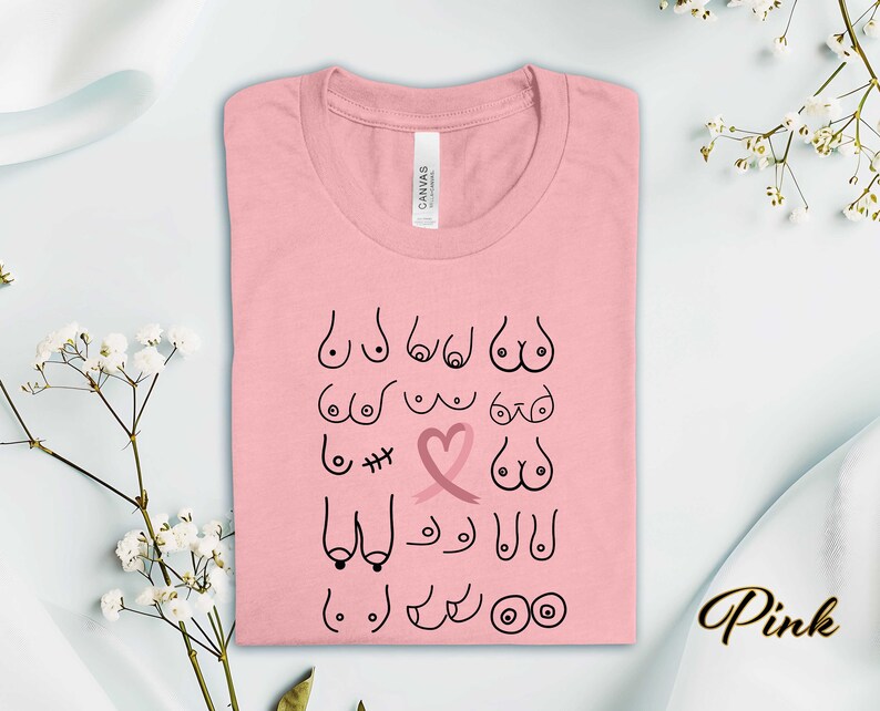 Breast Cancer Shirt, Cancer Survivor Tee, Cancer Warrior Shirt, Pink Ribbon Tee, Cancer Awareness Tee, Stand With Fighter Tee, Chemo Day Tee image 3