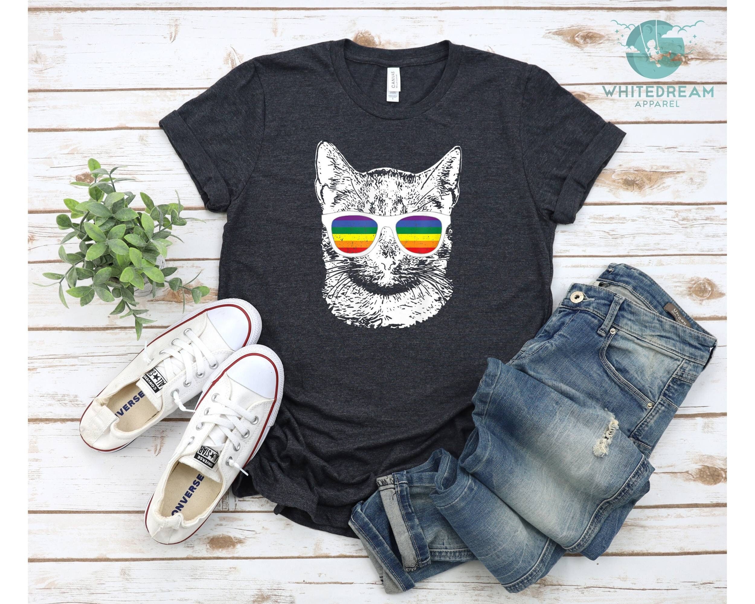 Pride T-Shirt For Women - Rainbow Tie Dye LGBTQ Graphic Tee, Kindness Short Sleeve Top, LGBT Clothing - View #9
