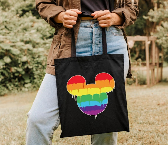 Disney Black Tote with Pride Accessories Disney | Accessories | New Disney Store Mickey Mouse Pride  main image 4