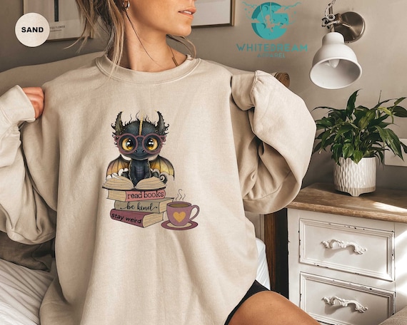 Book Lover T-Shirt, Be Kind Tee, Stay Weird Tee, Fantasy Book Reader Tee, Fourth Wing T-Shirt, Bookish Tee, Book Addicted Tee, Dragon Shirt