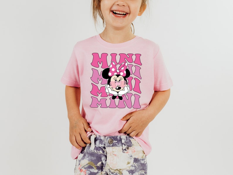 Mama Mouse Shirt, Mini Mouse Tee, Mothers Day Tee, Minnie Mouse Shirt, Disney Mommy Shirt, Mommy Daughter Tee, Mom Birthday Tee, Grandma Tee image 3