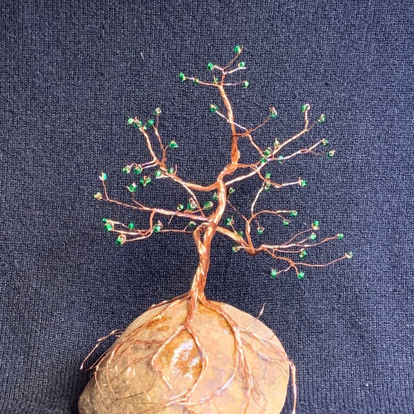 Copper Wire Tree Etsy