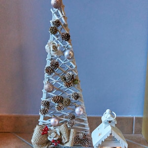 Christmas Tree, Wooden Christmas Tree, Handmade Christmas Tree, Christmas Decoration, Christmas Ornament, Shabby Chic Christmas Tree