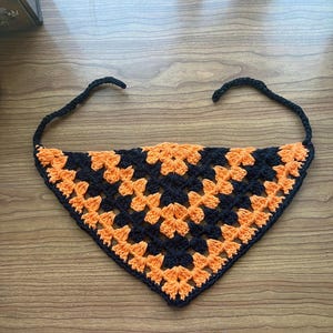 Fall Crochet Hair Bandana