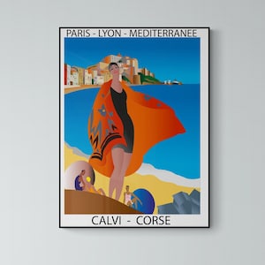 Poster Corsica Calvi