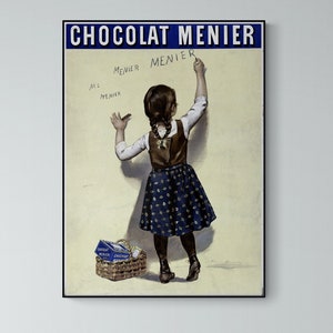 Chocolate Menier Poster