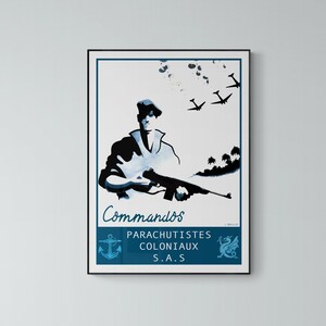Colonial Parachute Commandos Poster
