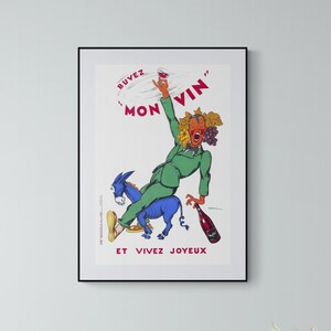 Drink my wine poster