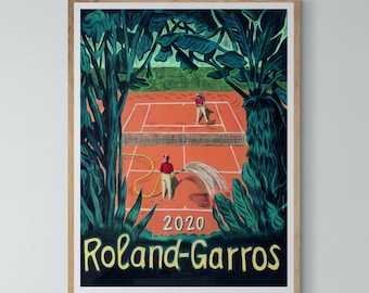 Roland Garros 2020 Poster - Etsy