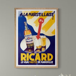 Affiche pastis Marseille