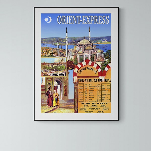 Affiche Orient express