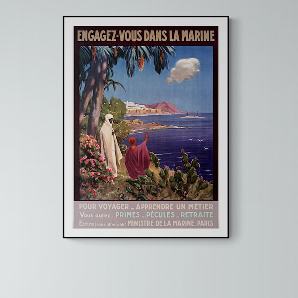 Affiche Engagez vous dans la Marine