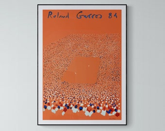 Affiche Roland Garros 1984