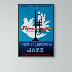 European Jazz Festival poster