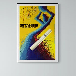 Póster Gitanos Cigarrillos