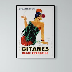 Pub Gitanes Póster