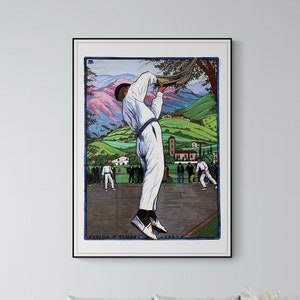 Basque pelota poster