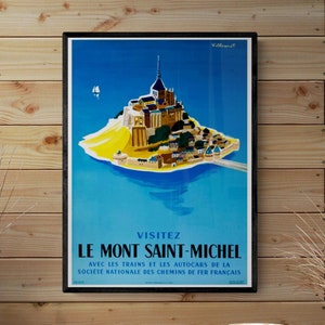 Mont Saint Michel poster