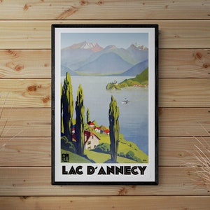 Lake Annecy Poster